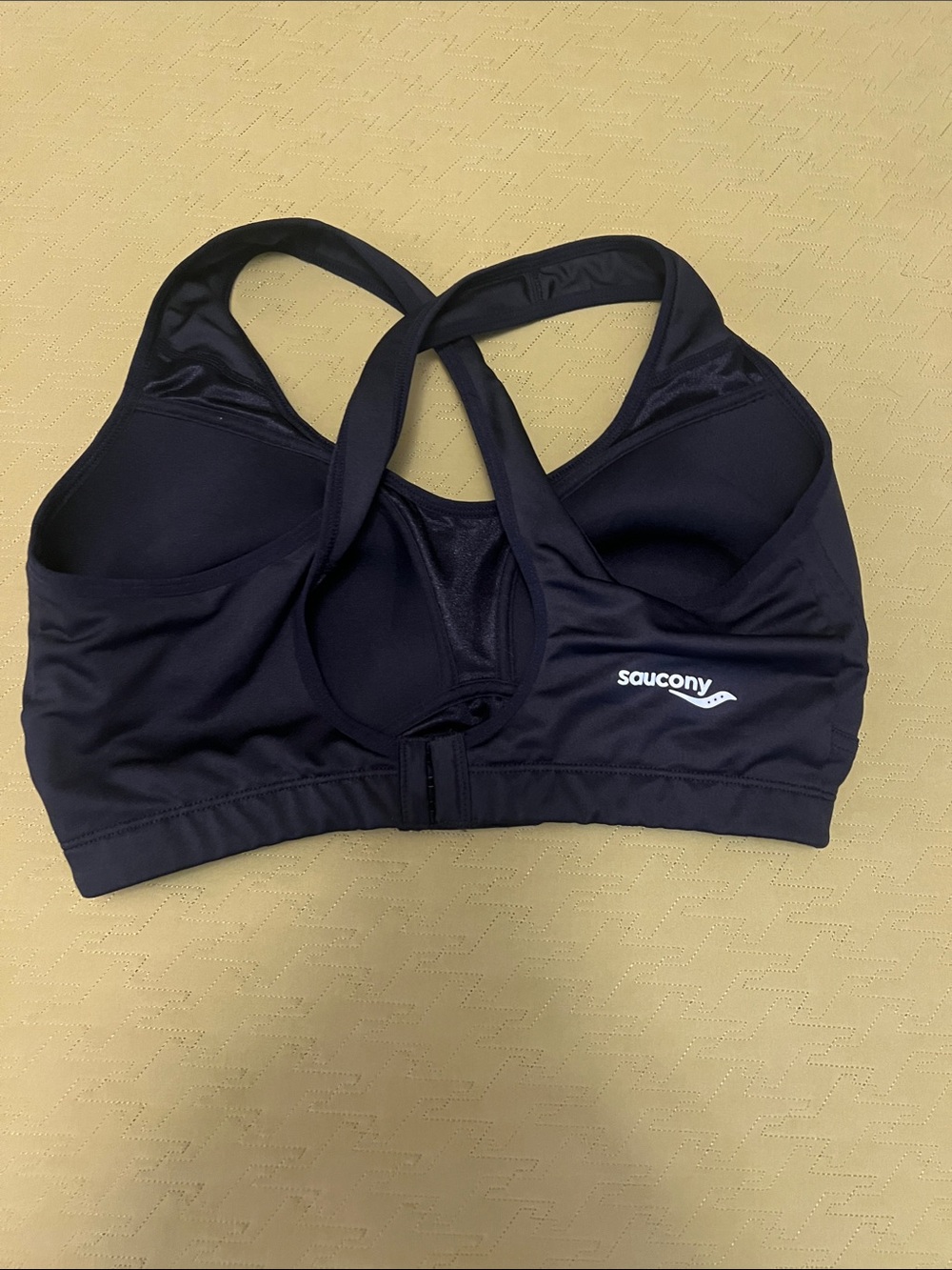 Saucony Black Cross-Back High Support Sports Bra